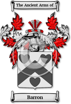 Barron Family Crest Download (jpg) Legacy Series - 150 DPI