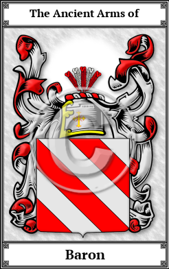 Baron Family Crest Download (JPG)  Book Plated - 150 DPI