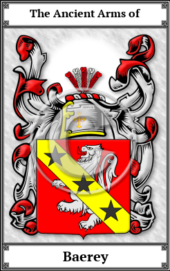 Baerey Family Crest Download (JPG)  Book Plated - 150 DPI