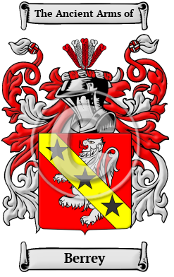 Berrey Family Crest/Coat of Arms