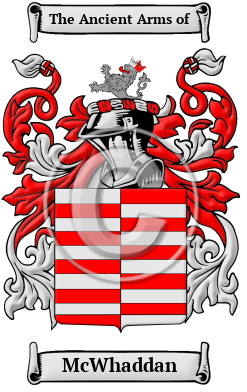 McWhaddan Family Crest/Coat of Arms