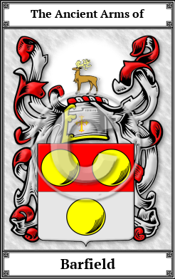 Barfield Family Crest Download (JPG)  Book Plated - 150 DPI