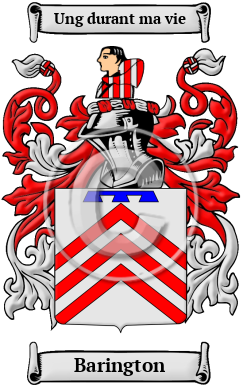 Barington Family Crest/Coat of Arms