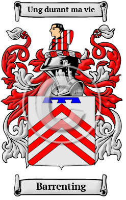 Barrenting Family Crest/Coat of Arms