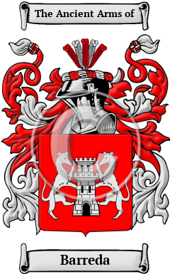Barreda Family Crest/Coat of Arms