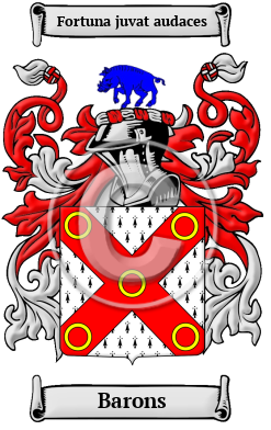 Barons Family Crest Download (JPG) Heritage Series - 600 DPI