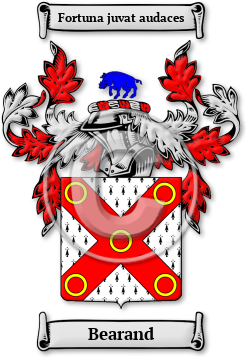 Bearand Family Crest Download (jpg) Legacy Series - 150 DPI
