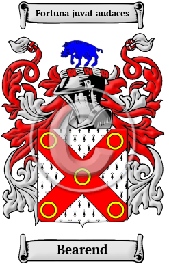 Bearend Family Crest/Coat of Arms