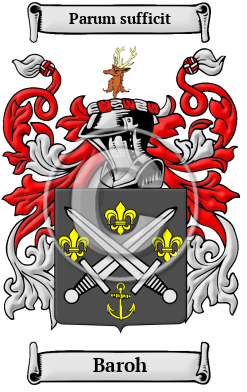 Baroh Family Crest/Coat of Arms