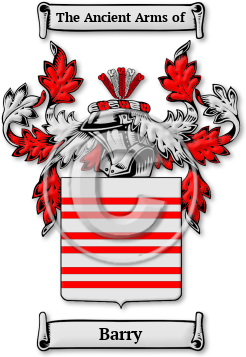 Barry Family Crest Download (jpg) Legacy Series - 150 DPI