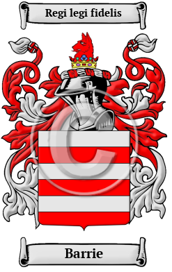 Barrie Family Crest/Coat of Arms