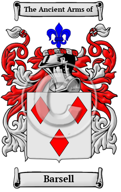 Barsell Family Crest/Coat of Arms