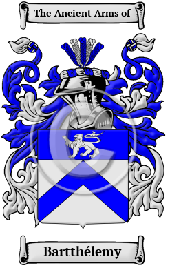 Bartthélemy Family Crest/Coat of Arms