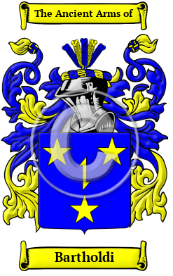Bartholdi Family Crest/Coat of Arms