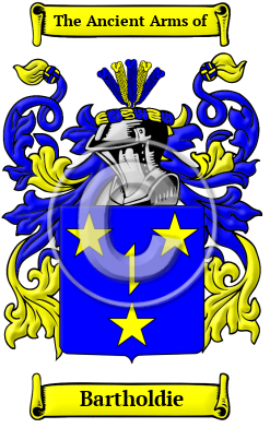 Bartholdie Family Crest/Coat of Arms