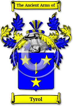 Tyrol Family Crest Download (jpg) Legacy Series - 150 DPI