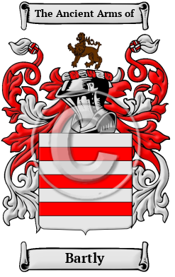 Bartly Family Crest/Coat of Arms