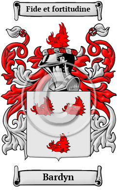Bardyn Family Crest/Coat of Arms