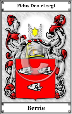 Berrie Family Crest Download (JPG) Book Plated - 600 DPI