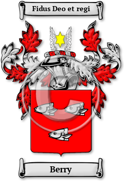 Berry Family Crest Download (jpg) Legacy Series - 150 DPI