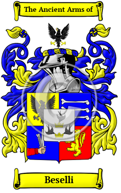 Beselli Family Crest/Coat of Arms