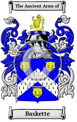 Baskette Name Meaning, Family History, Family Crest & Coats of Arms