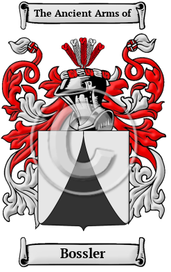 Bossler Family Crest/Coat of Arms