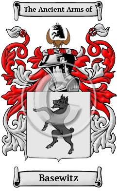 Basewitz Family Crest/Coat of Arms