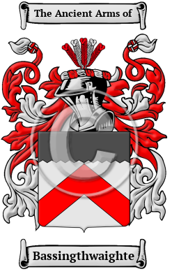 Bassingthwaighte Family Crest/Coat of Arms