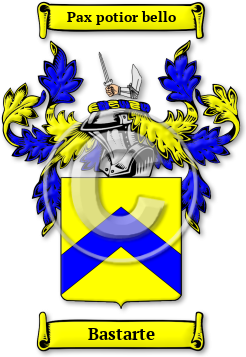 Bastarte Family Crest Download (jpg) Legacy Series - 150 DPI