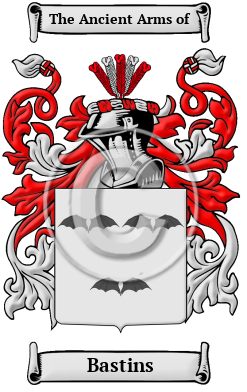 Bastins Family Crest/Coat of Arms