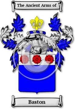 Baston Family Crest Download (jpg) Legacy Series - 150 DPI