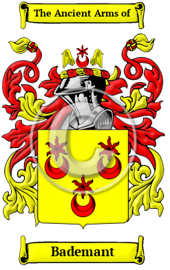 Bademant Family Crest/Coat of Arms