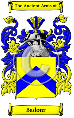 Badour Family Crest/Coat of Arms