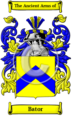 Bator Family Crest/Coat of Arms