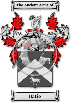 Batie Family Crest Download (jpg) Legacy Series - 150 DPI