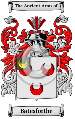 Batesforthe Family Crest/Coat of Arms