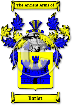 Batist Family Crest Download (jpg) Legacy Series - 150 DPI