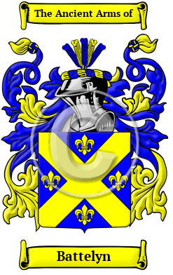 Battelyn Family Crest/Coat of Arms