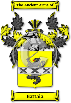 Battaia Family Crest Download (JPG) Legacy Series - 600 DPI