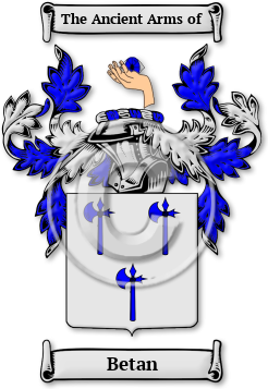 Betan Family Crest Download (jpg) Legacy Series - 150 DPI