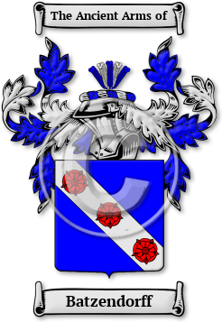 Batzendorff Family Crest Download (jpg) Legacy Series - 150 DPI
