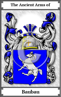 Baubau Family Crest Download (JPG)  Book Plated - 150 DPI