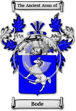 Bode Family Crest Download (jpg) Legacy Series - 150 DPI