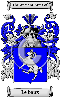 Le baux Family Crest/Coat of Arms