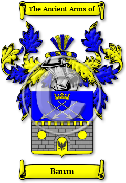 Baum Family Crest Download (JPG) Legacy Series - 600 DPI