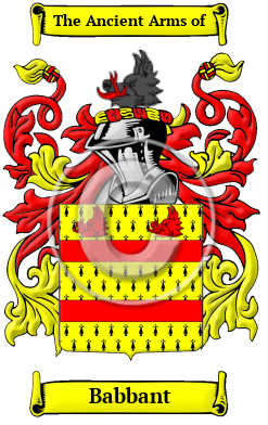 Babbant Family Crest/Coat of Arms