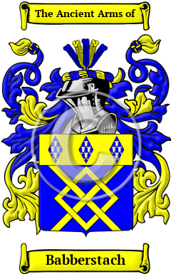 Babberstach Family Crest/Coat of Arms