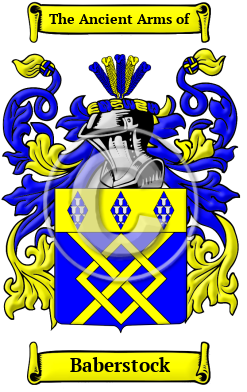 Baberstock Family Crest/Coat of Arms