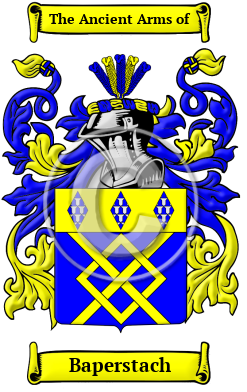 Baperstach Family Crest/Coat of Arms
